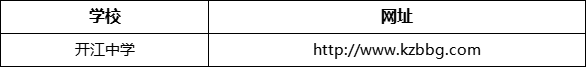 達(dá)州市開江中學(xué)網(wǎng)址是什么？