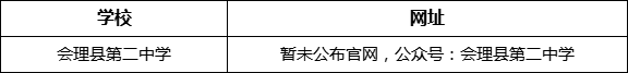 涼山州會理縣第二中學(xué)網(wǎng)址是什么？