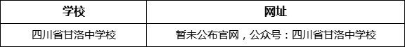 涼山州四川省甘洛中學(xué)校網(wǎng)址是什么？