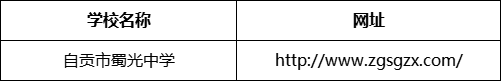 自貢市蜀光中學網(wǎng)址是什么？
