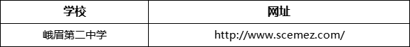 樂山市峨眉第二中學(xué)網(wǎng)址是什么？