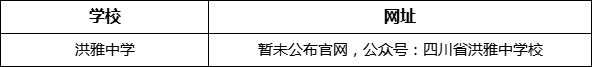 眉山市洪雅中學(xué)網(wǎng)址是什么？